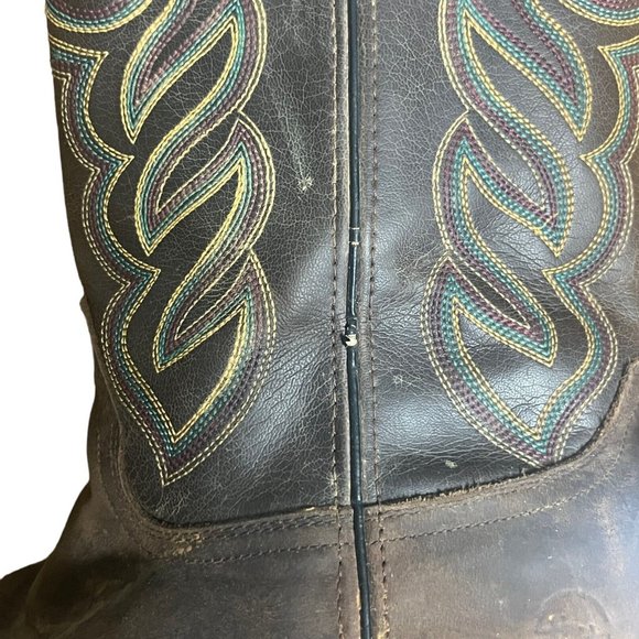 Double H Womens Buckaroo Boots Old Town DH5211 Size 9 M Brown Western Rodeo - Picture 10 of 14